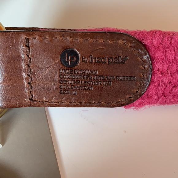 Anthropologie Linea Pelle Women’s M Pink Belt main image 6
